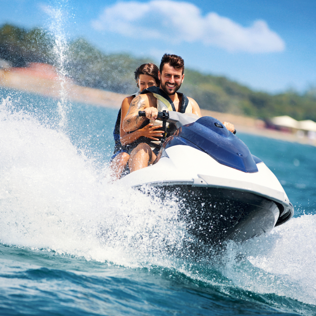 jet ski or sea doo on lake conroe